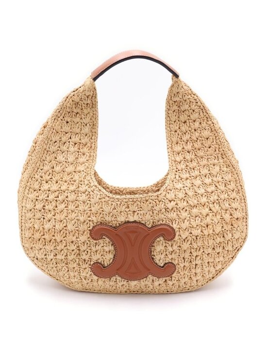 Celine Handbags - Celine Classic Pannier Hobo Tote Beige Brown